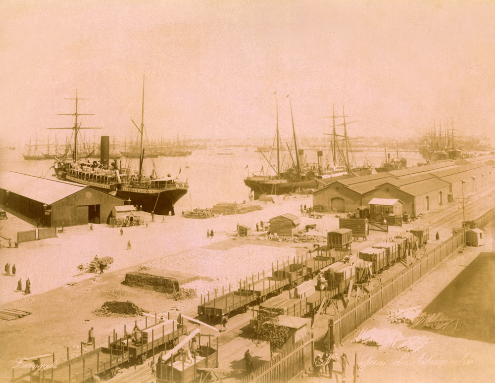 Egypt. Suez Canal. Photo by Zangaki