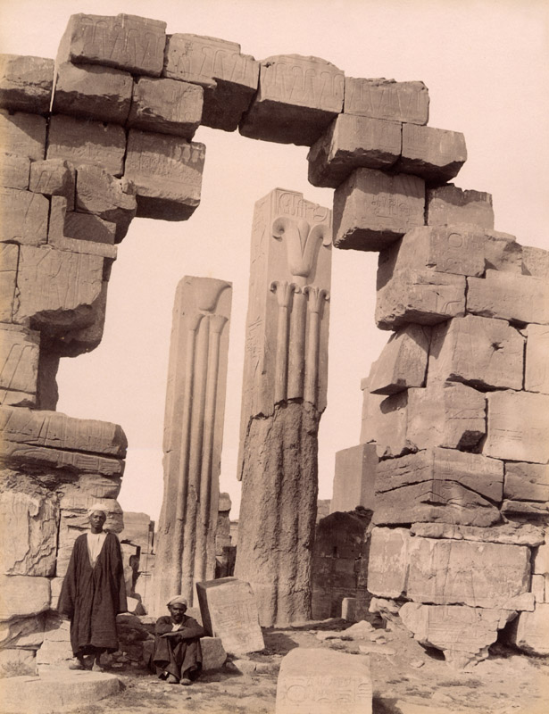 Egypt. Thebe's Gate. Photo by Beato