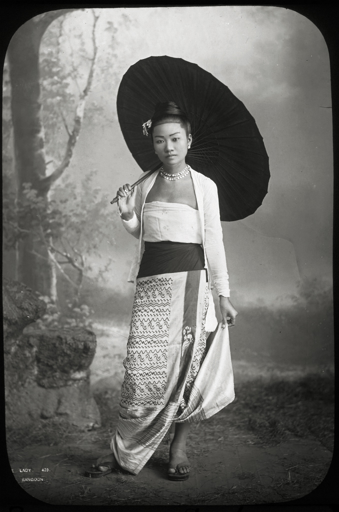 Burmese Lady, Rangoon. Klier