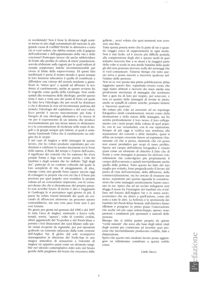 Second page of Italian language preface - © Carlo Sacco