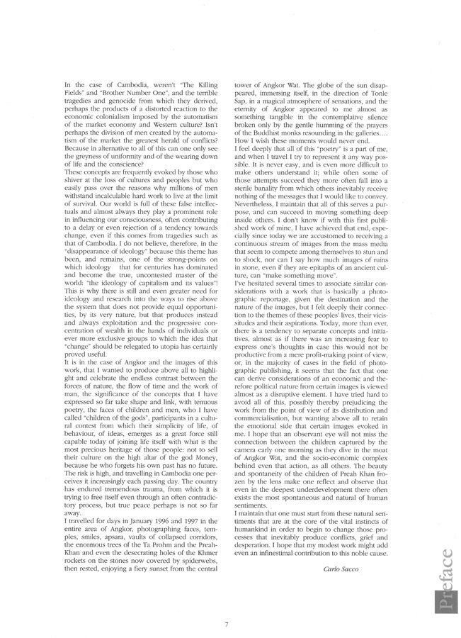 Second page of preface in english language  - © Carlo Sacco