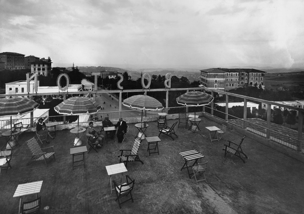Chianciano, la terrazza dell'Hotel Boston - © Carlo Sacco