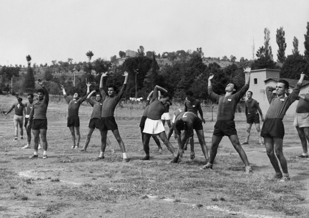 Allenamento n.2 , primi anni '60 - © Carlo Sacco