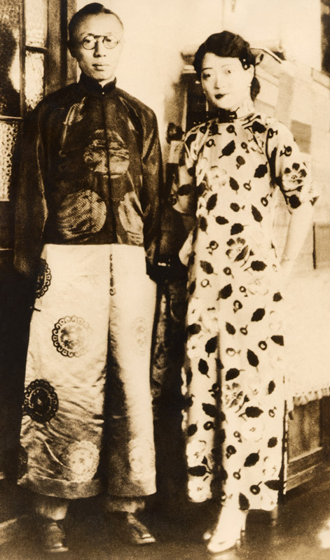 Pu Yi and his wife. 24th Oct. 1937