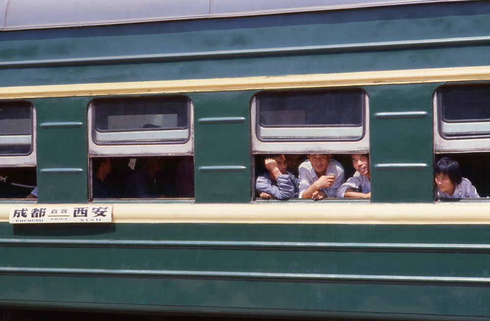 Train from Cheng Du to Xian, China 1983 - © Carlo Sacco