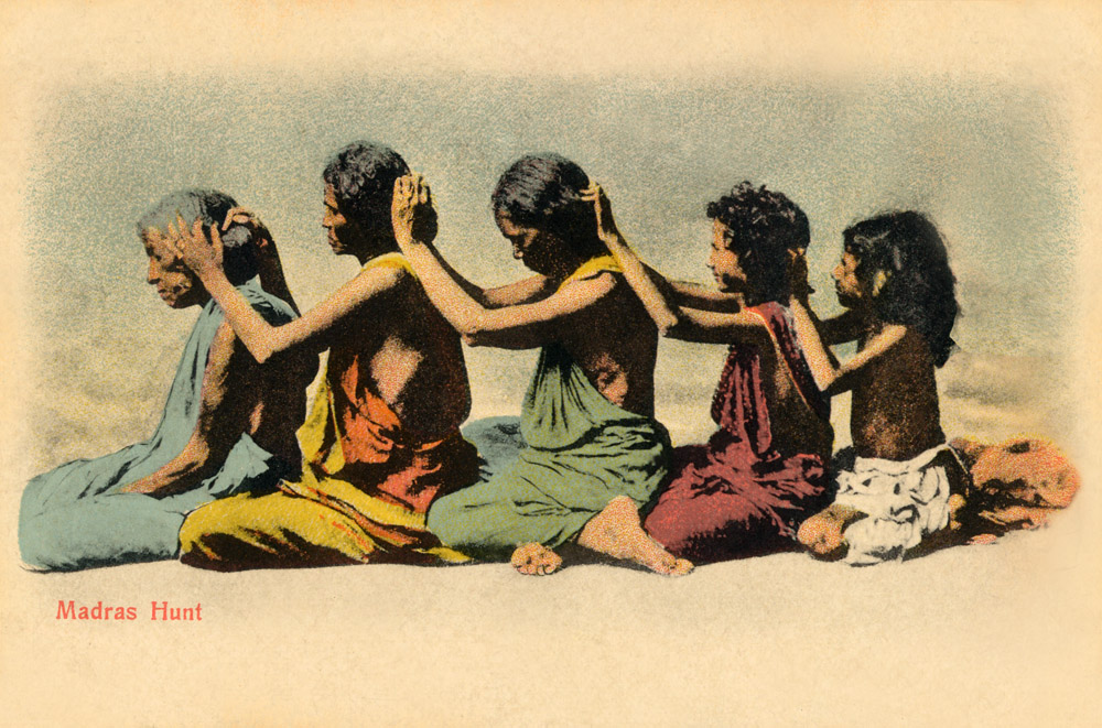 India. The family takes off lices.