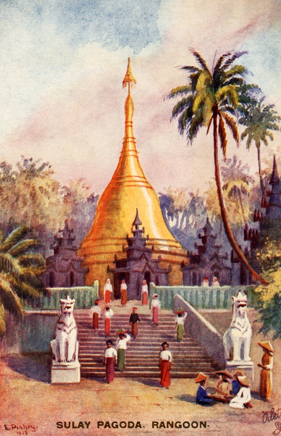 Sulay Pagoda. Rangoon. Burma