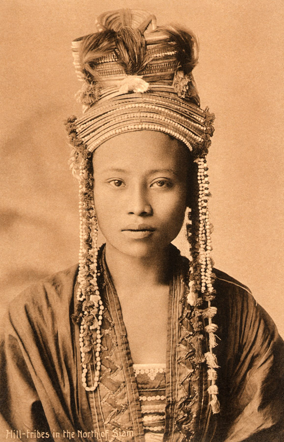 Hill tribe woman in the North of Siam