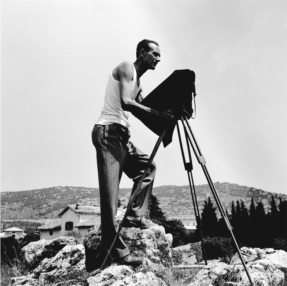 Benito Sacco al lavoro, anni '50 - © Carlo Sacco