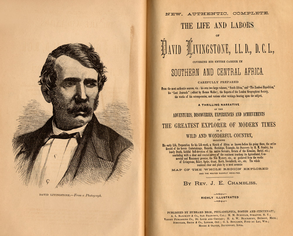 The Life and the Labors of David Livingstone. Philadelphia 1875