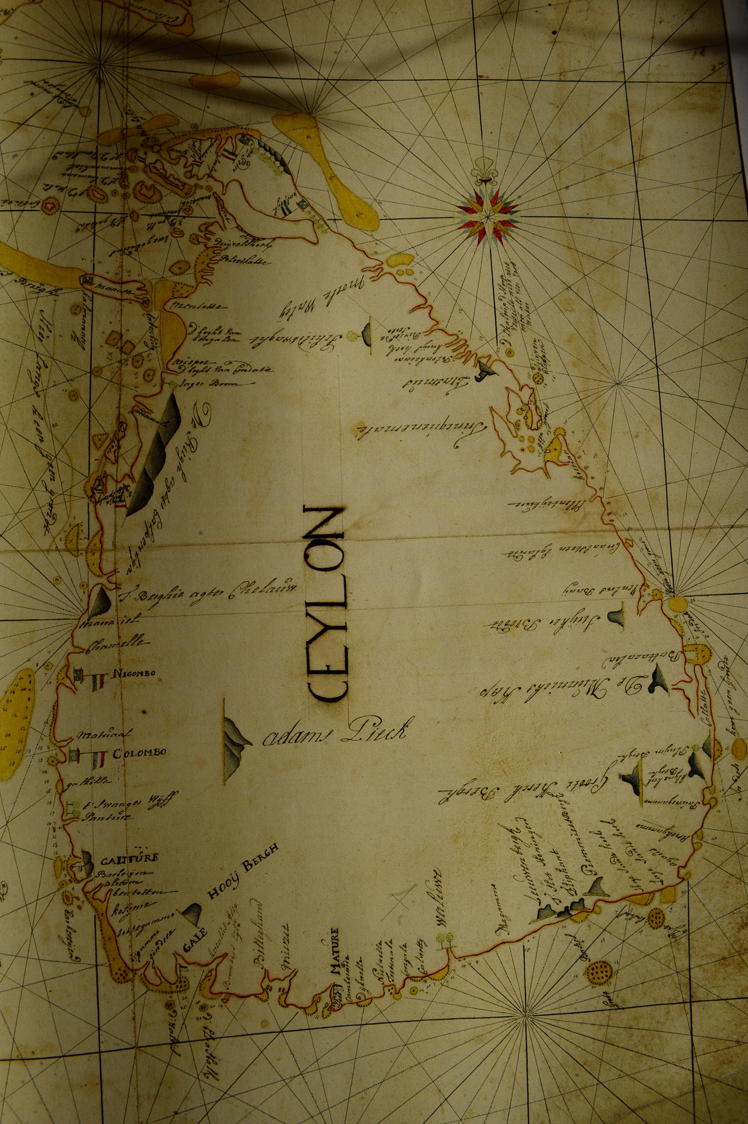 Map of Ceylon 1748