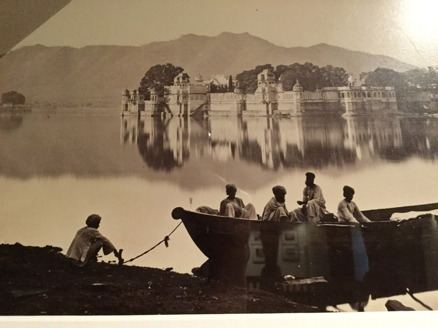 The Water Palace on Lake Pichola,Udaipur,India Photographed by Colin Murray 1872-  1873.