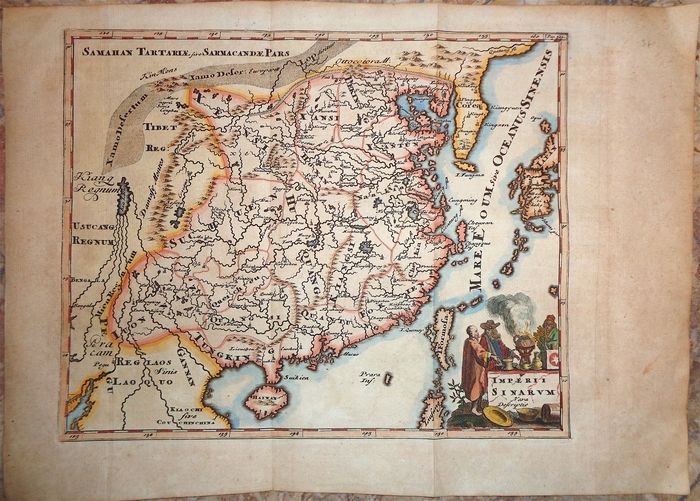 Map of Chinese Empire 1729