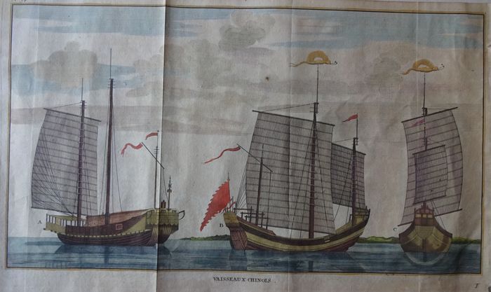 Chinese Junks. 2nd Half of XIX Century.