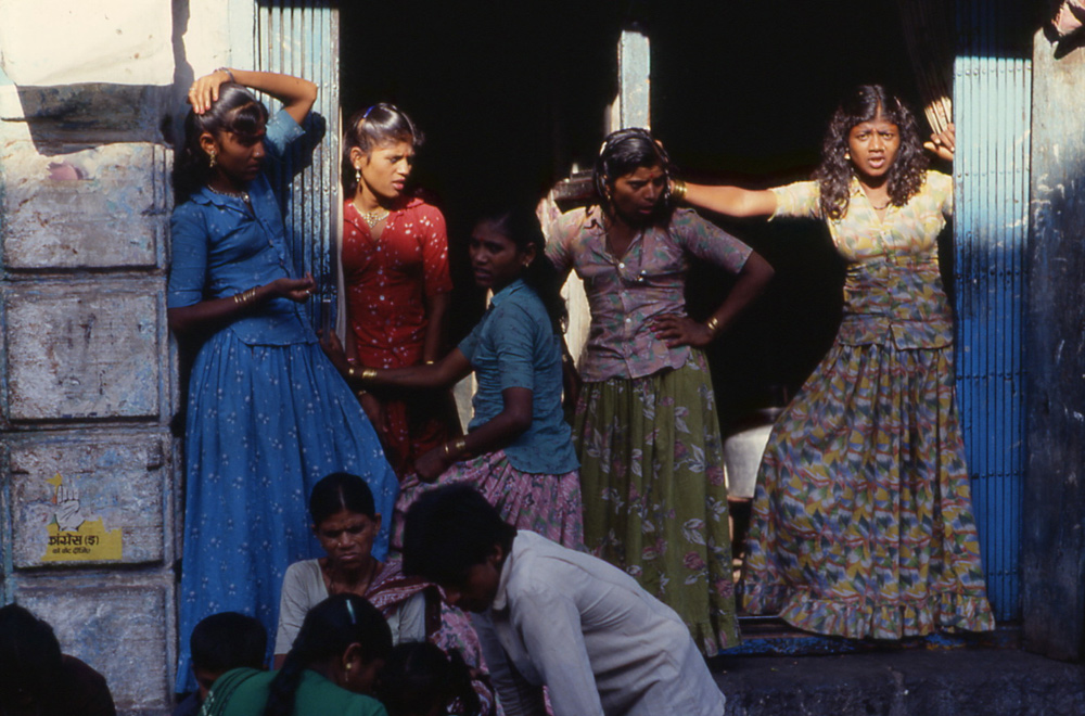 Brothels at begiining of Falkland Road. Mumbai, India 1989 - © Carlo Sacco