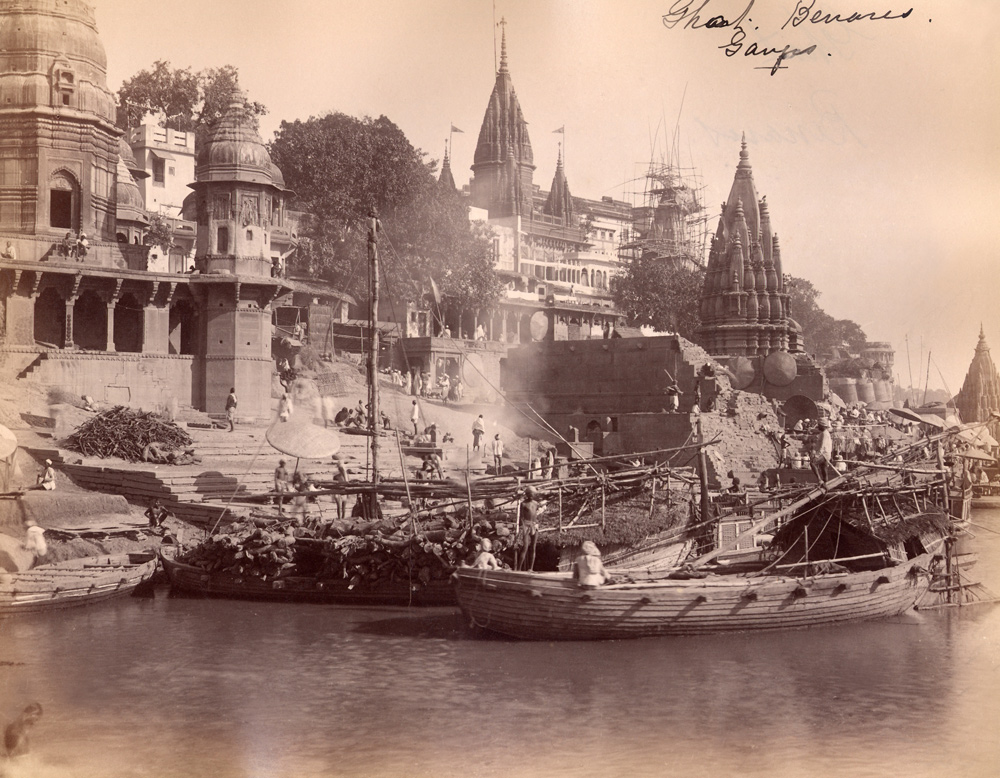 Albumen. Benares - Possibly Bourne 1870 ca