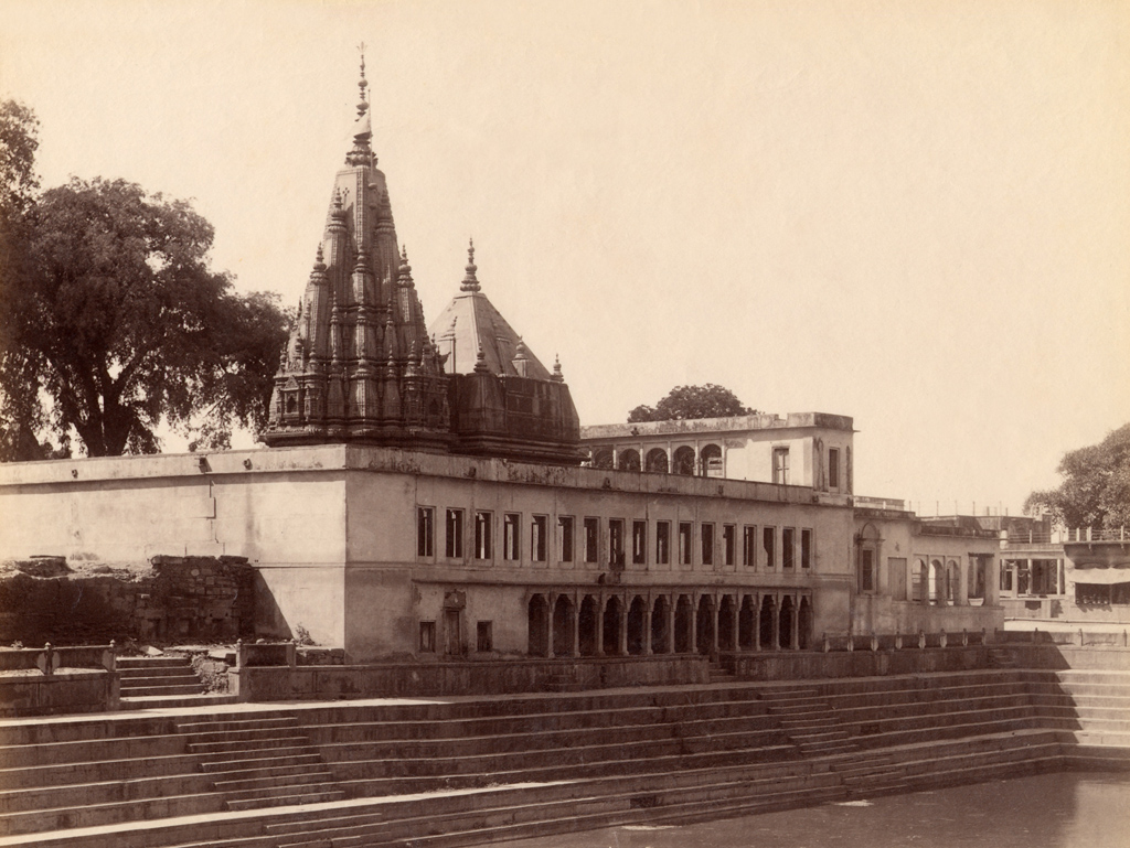The Monkey's Temple. Varanasi, India 1890 ca. Albumen