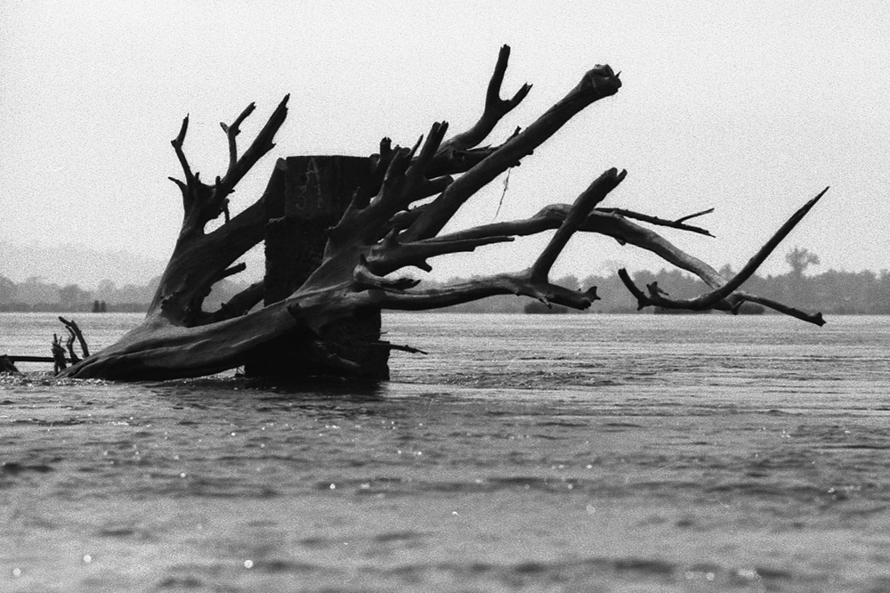 Water level indicators on Siphandon. Laos 2008 - © Carlo Sacco