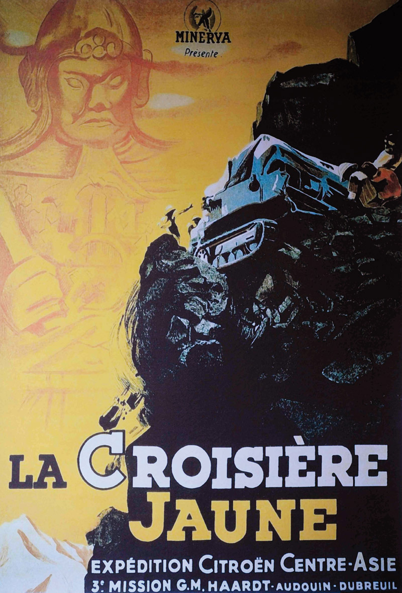 Croisiére Jaune Citroen Asia expedition poster 1928