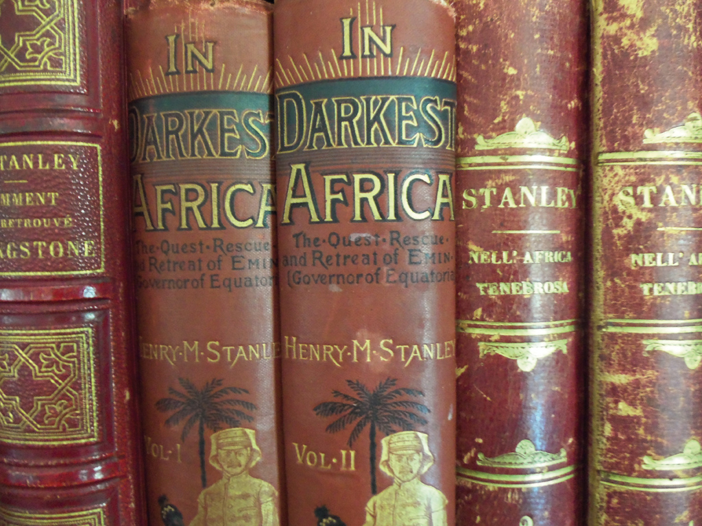  Different old editions of Stanley's travels in Africa. Year 1890