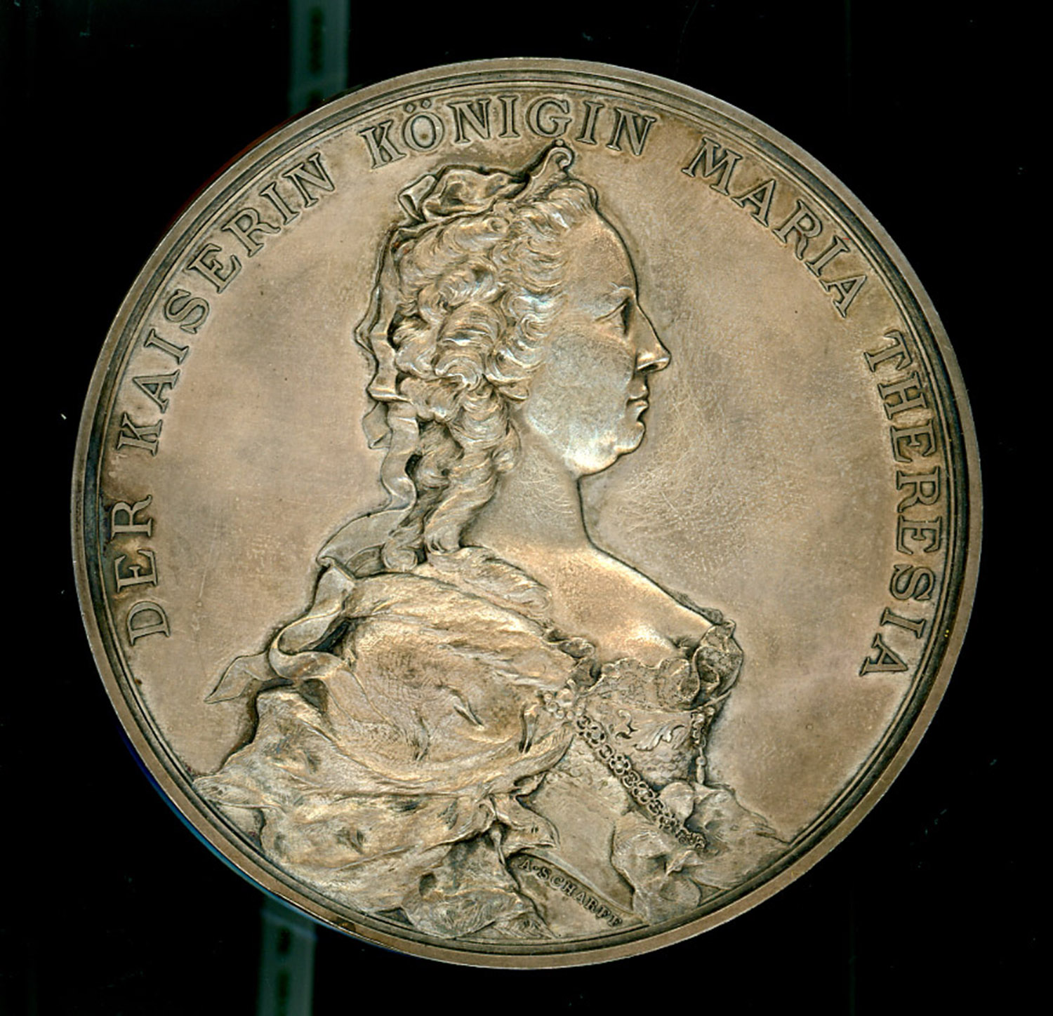 Silver Medal of Maria Theresa of Austria.Carlo Sacco Collection.
