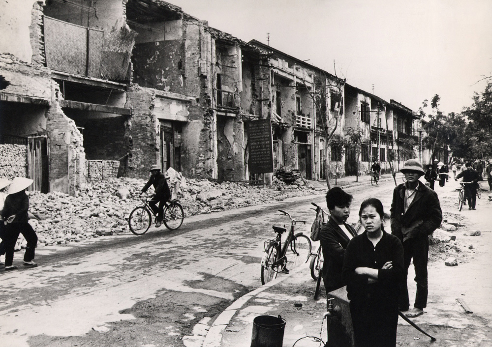 Haiphong, Vietnam Jan 21 1973 Bombed homes